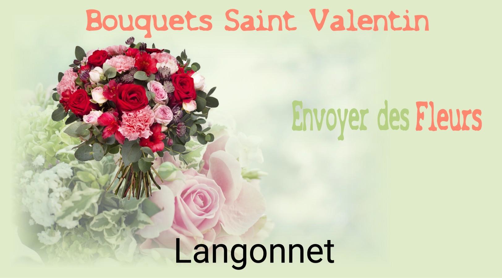 Roses de Saint-Valentin livrées à Langonnet